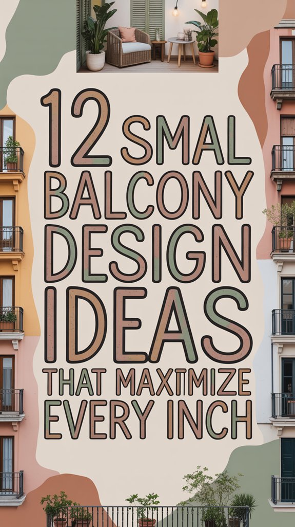 maximize small balcony space