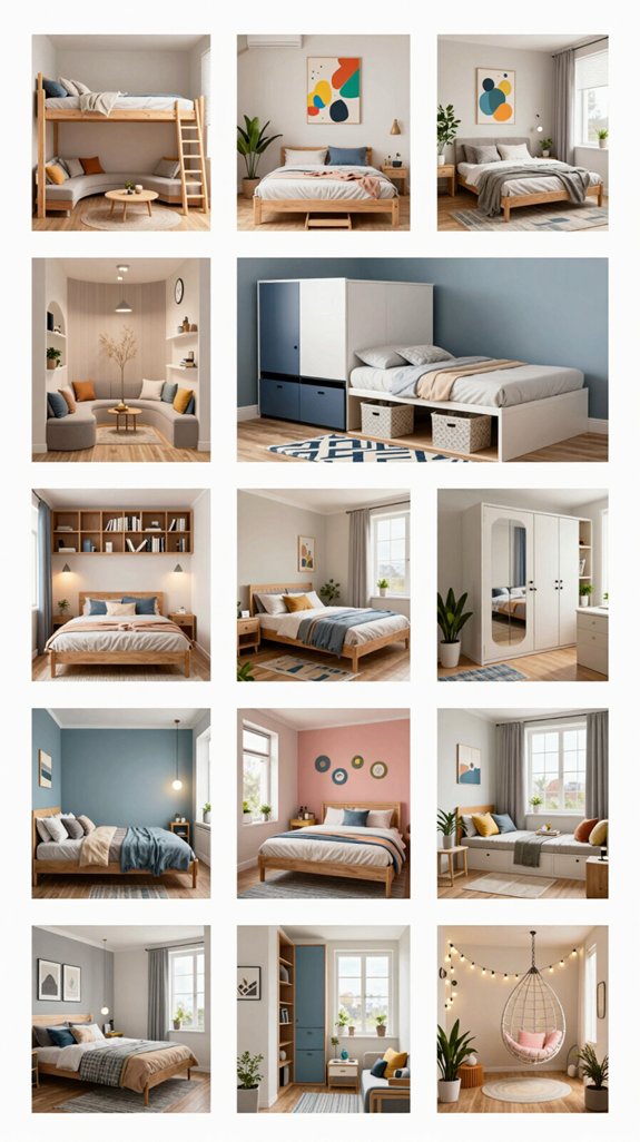 maximize small bedroom space