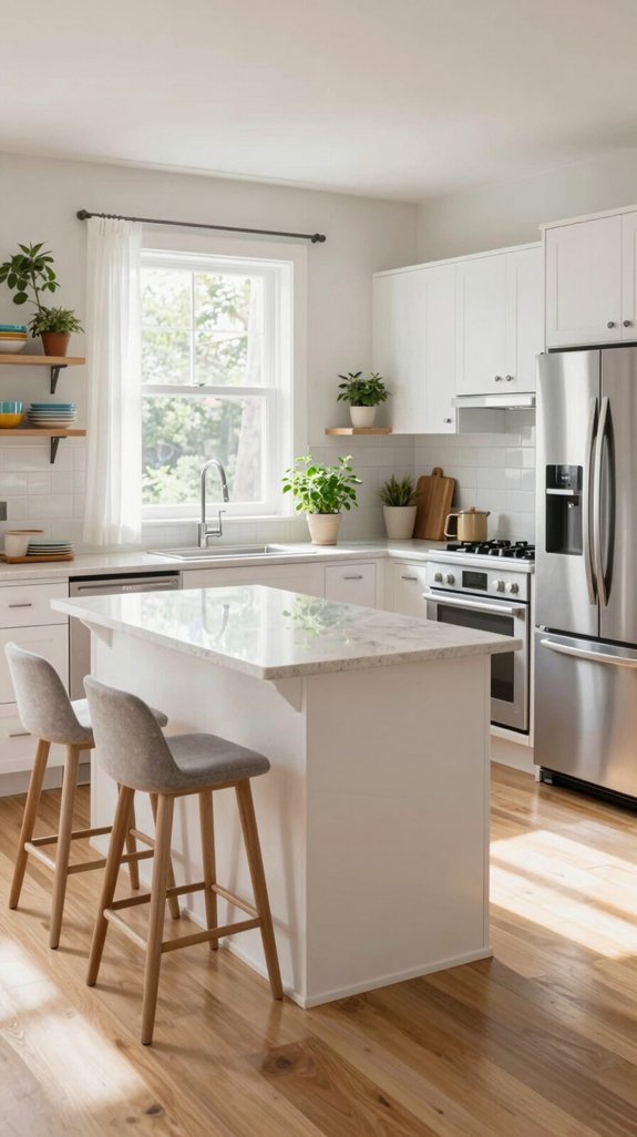 maximize small kitchen space