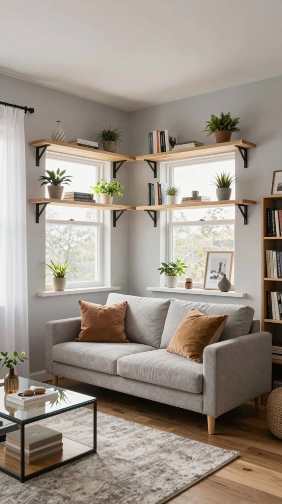 23 Small Living Room Interior Design Ideas 13 maximize small room storage