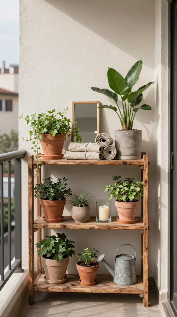 maximize space with shelving