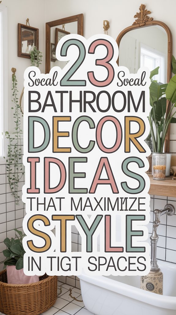 23 Small Bathroom Decor Ideas That Maximize Style in Tight Spaces ...