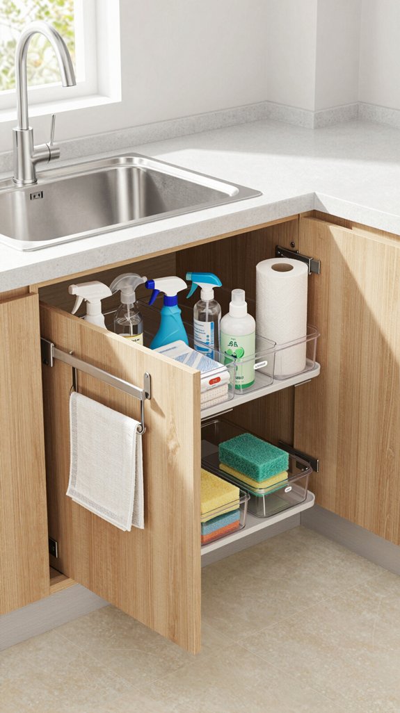 maximize under sink organization