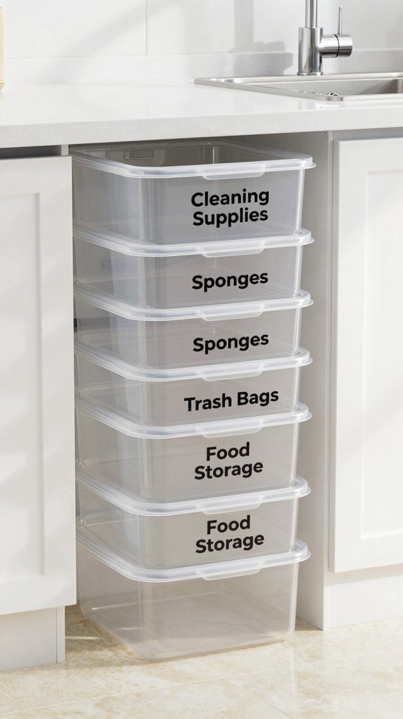 maximize under sink organization efficiently