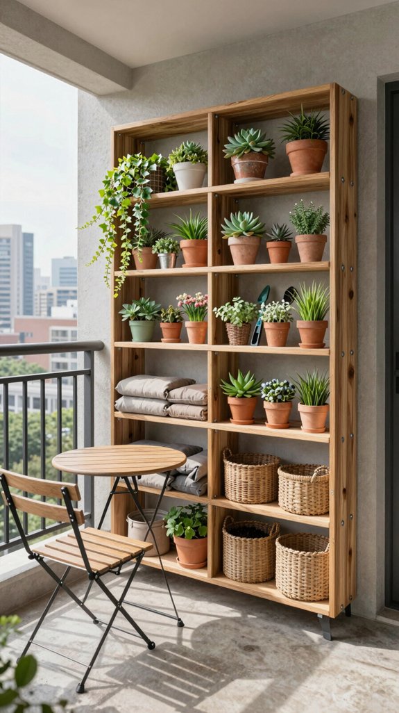 maximize vertical storage space