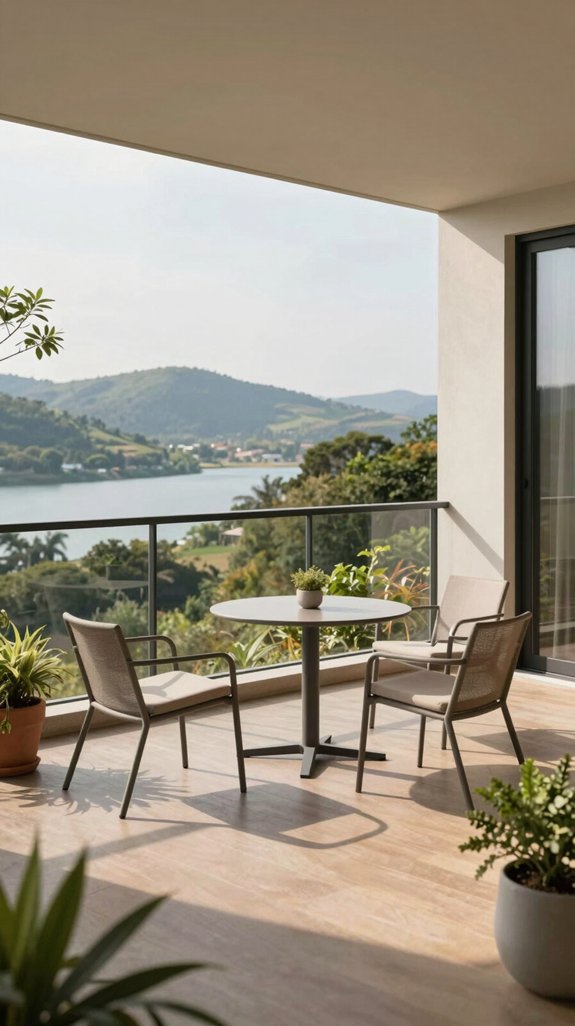 22 House Balcony Ideas to Elevate Your Home Exterior 4 maximize views with thin railings