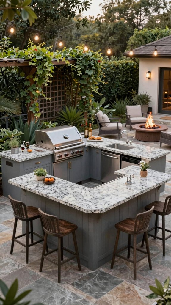 maximized outdoor entertaining space