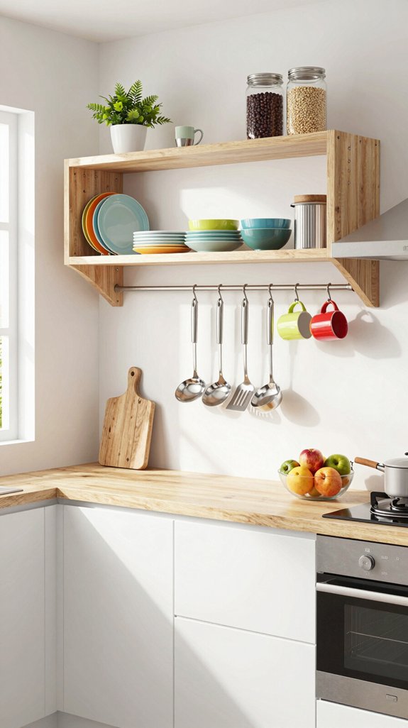 19 Kitchen Shelving Ideas for Open and Functional Storage 16 maximized storage with style