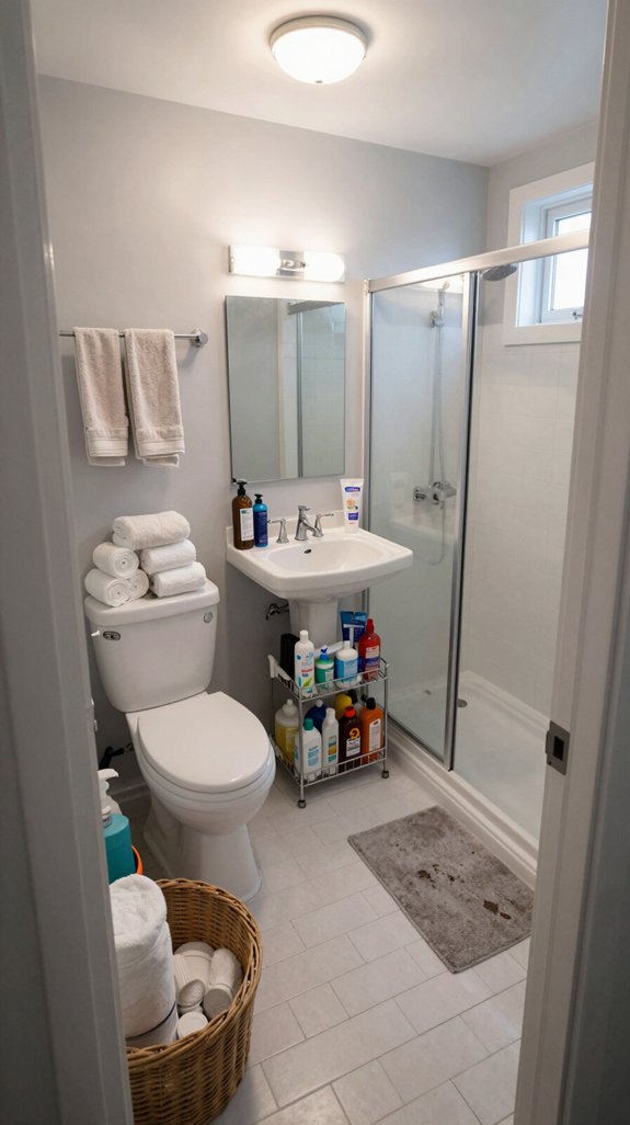 maximizing bathroom storage solutions