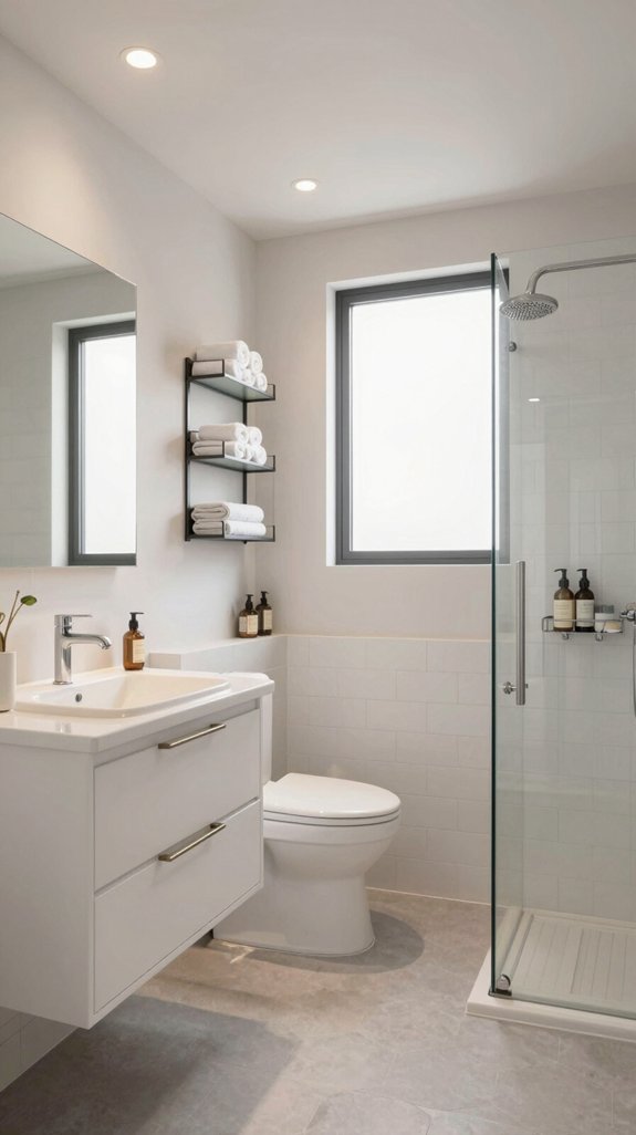 maximizing small bathroom spaces
