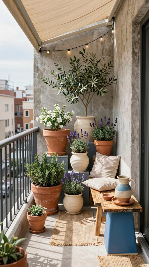 13 Apartment Balcony Garden Ideas for Urban Green Living 13 mediterranean balcony gardening tips