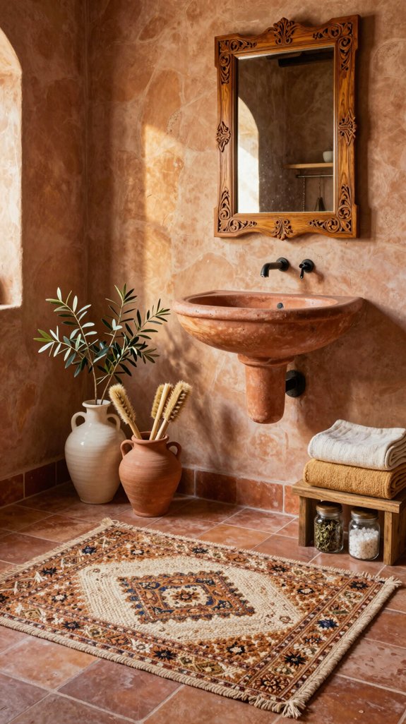 mediterranean bathroom design elements