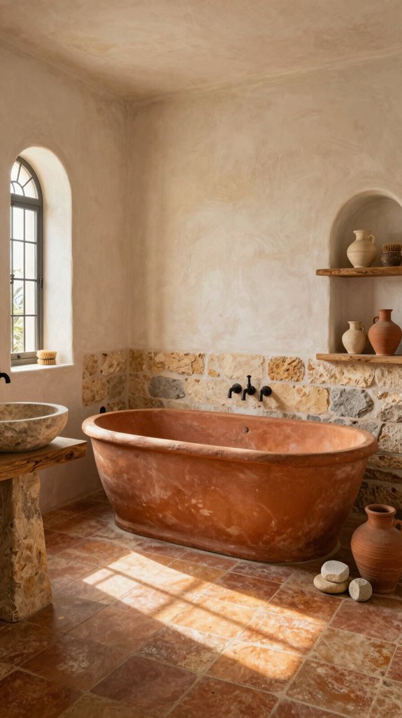 mediterranean inspired earthy elegance