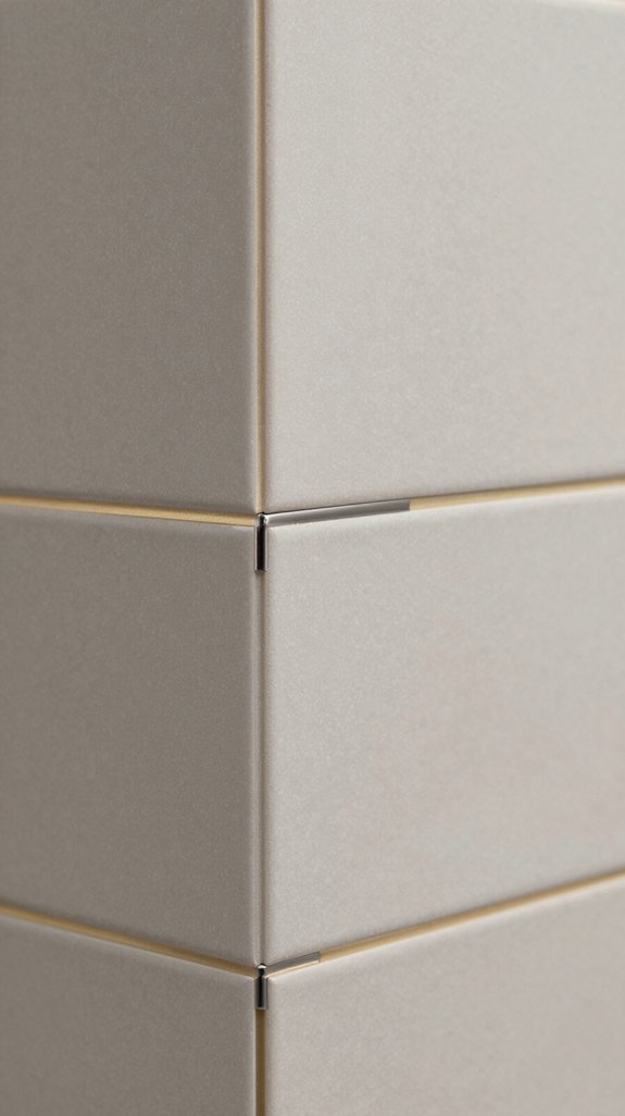 24 Bathroom Tiles Combination Ideas for a Designer Finish 23 metallic trim enhances installations