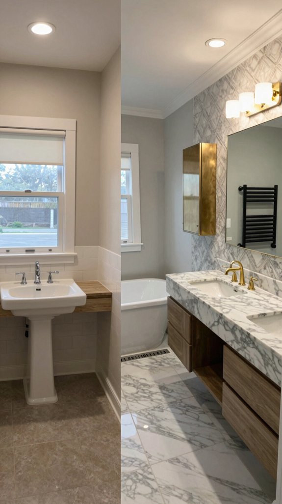 midrange bathroom renovations excel