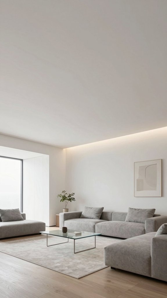 19 Modern POP Ceiling Design Ideas for Living Rooms 2 minimalist elegance in ceilings
