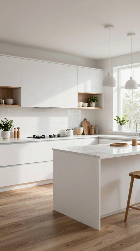 20 Kitchen Ideas Decor Lovers Will Adore 14 minimalist flat slab cabinets