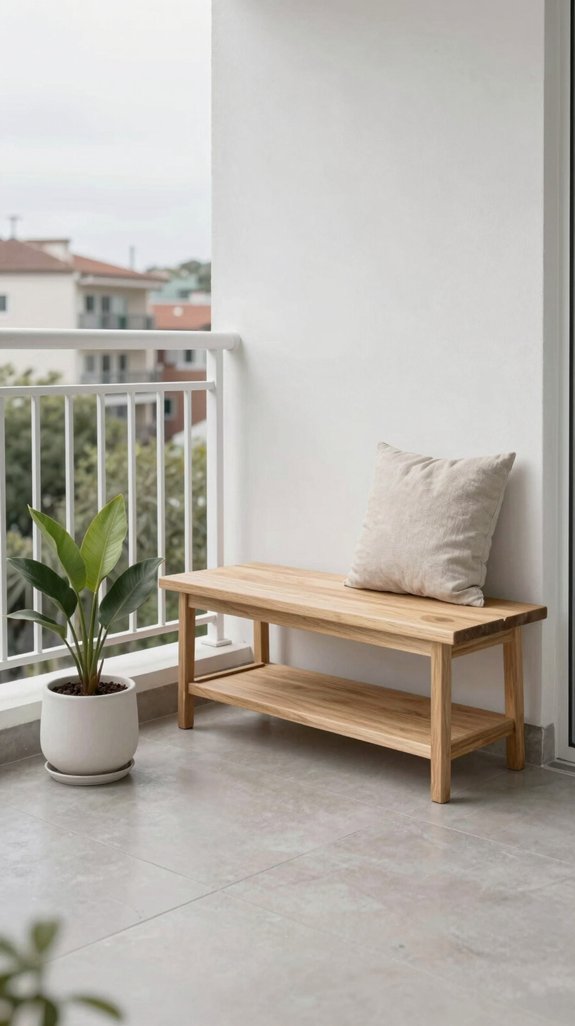 minimalist furniture for balconies