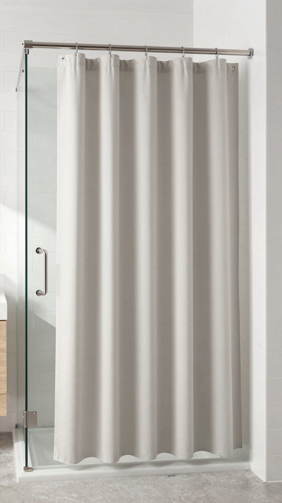 18 Shower Curtain Ideas Bathroom Designers Love 13 minimalist glass shower design