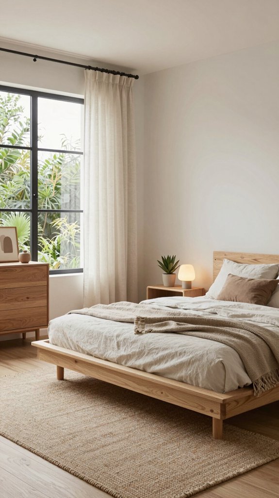 minimalist japandi bedroom designs