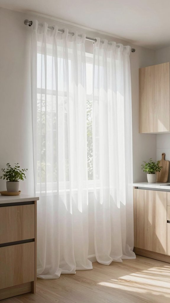 15 Kitchen Curtain Ideas That Add Soft Style 10 minimalist kitchen decor ideas