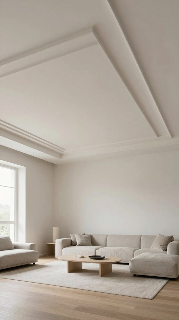 11 Profile Light Ceiling Design Ideas for Living Rooms 6 minimalist plaster profile designs