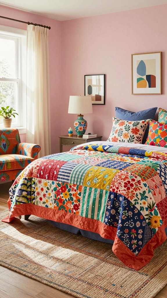 mixing patterns with textiles