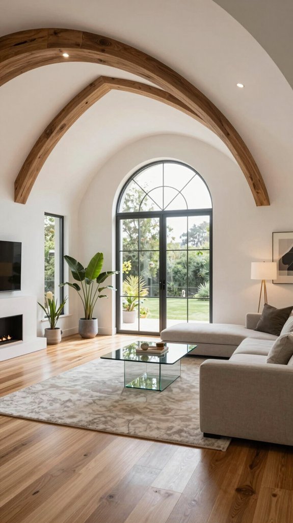 modern arches redefine spaces