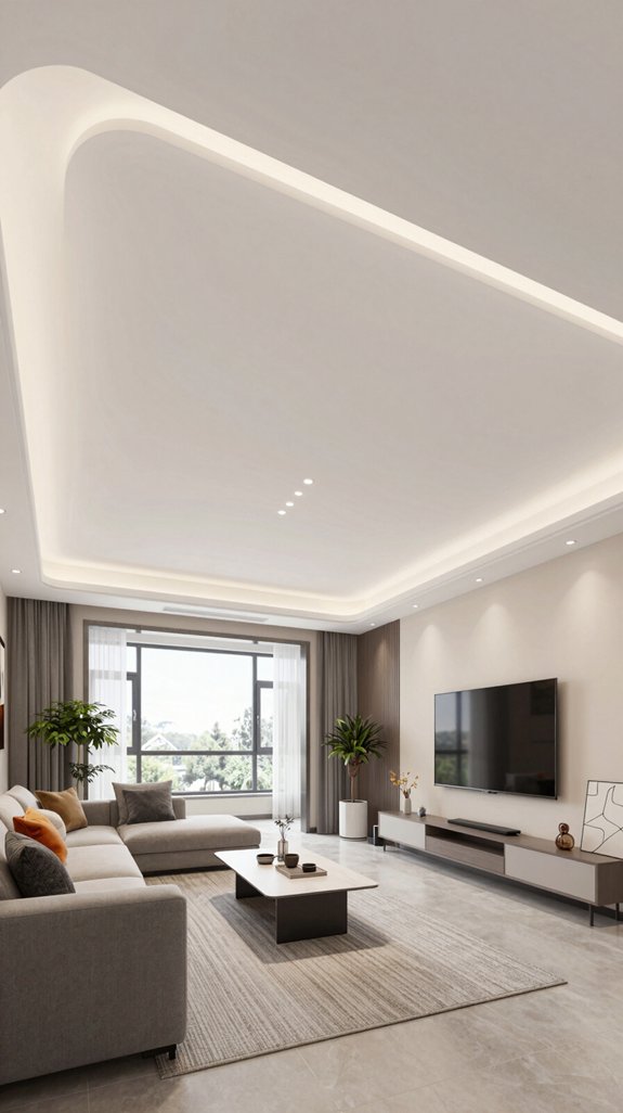 22 Ceiling Design Ideas for Living Rooms - Home Stylistica