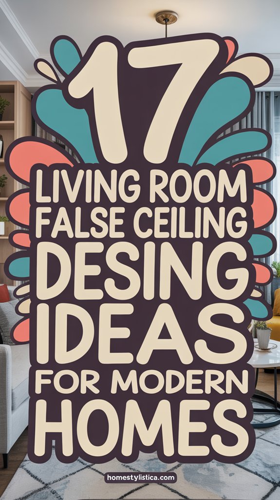 17 Living Room False Ceiling Design Ideas for Modern Homes 1 modern ceiling design ideas