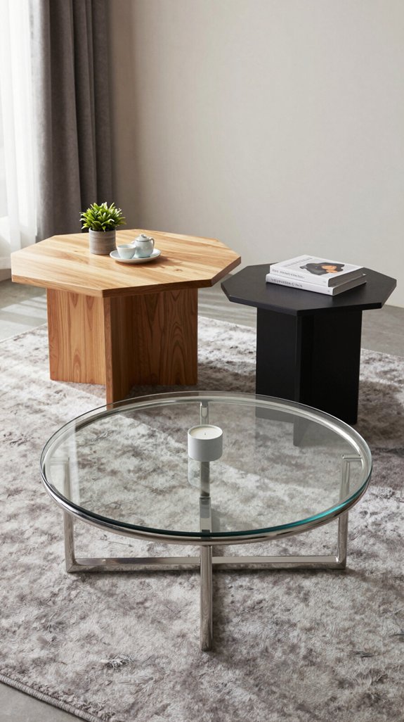 13 Tea Table Design Ideas for Living Rooms 8 modern geometric decor elegance