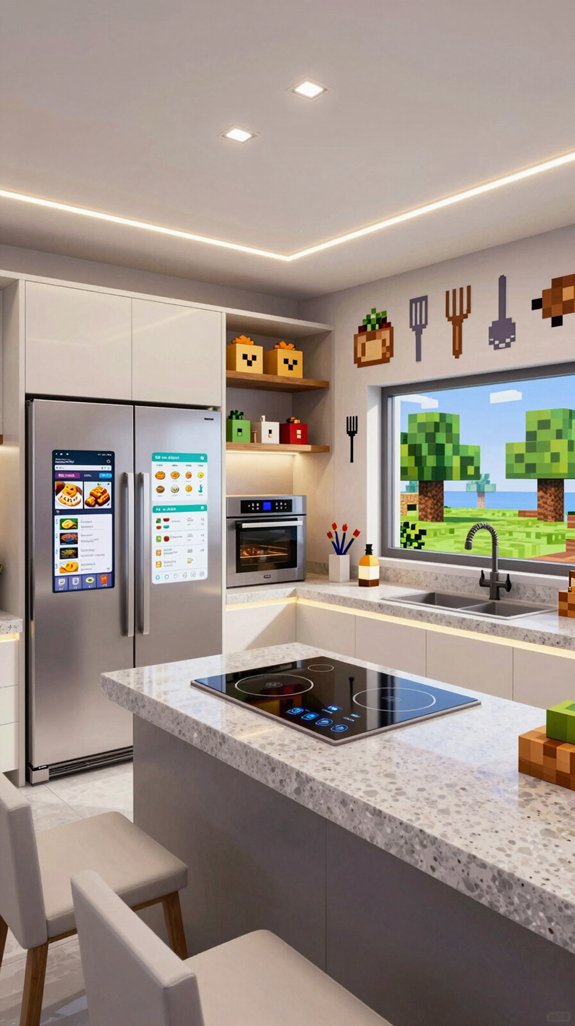 14 Minecraft Kitchen Ideas for Creative Builds 11 modern kitchen tech innovations