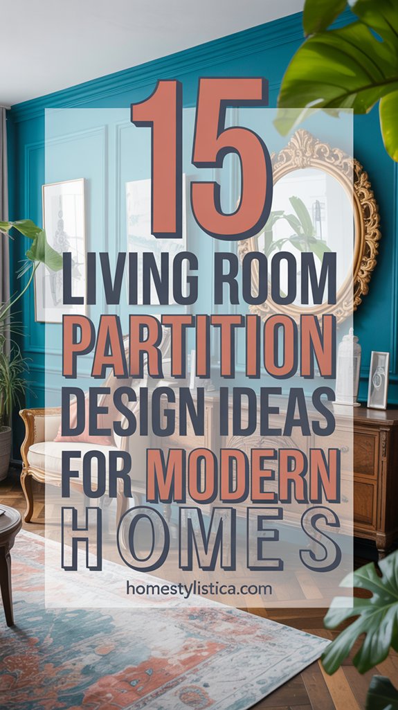 15 Living Room Partition Design Ideas for Modern Homes 1 modern living room partitions