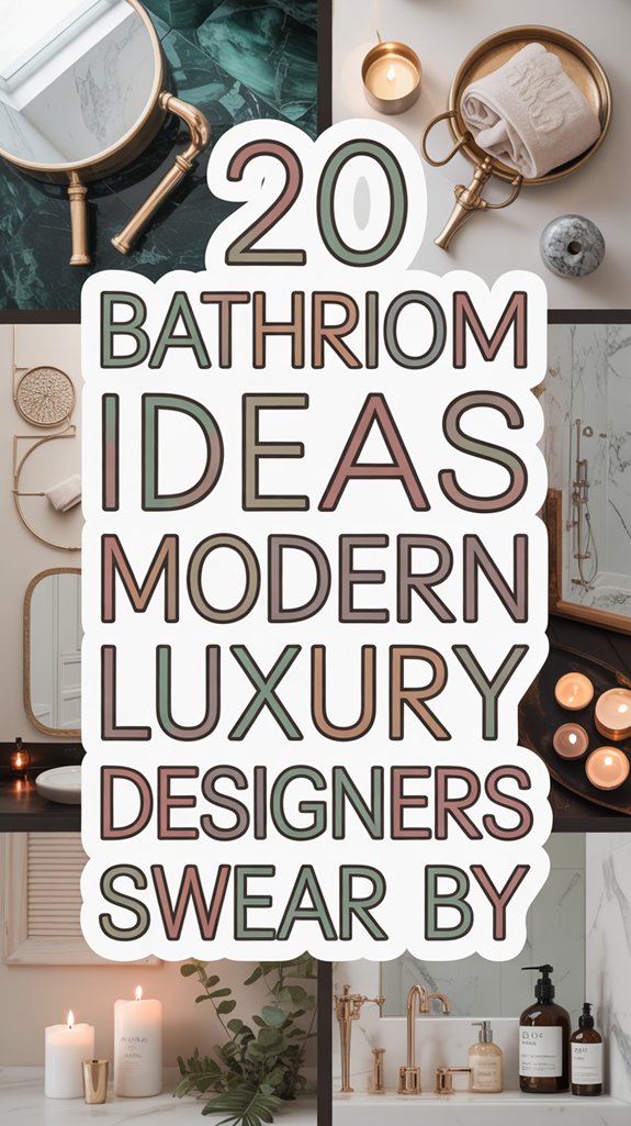 modern luxurious bathroom designs