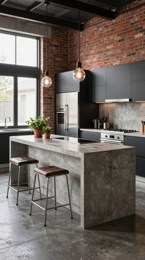 modern rustic kitchen design