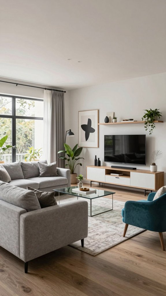 modernize living room aesthetics