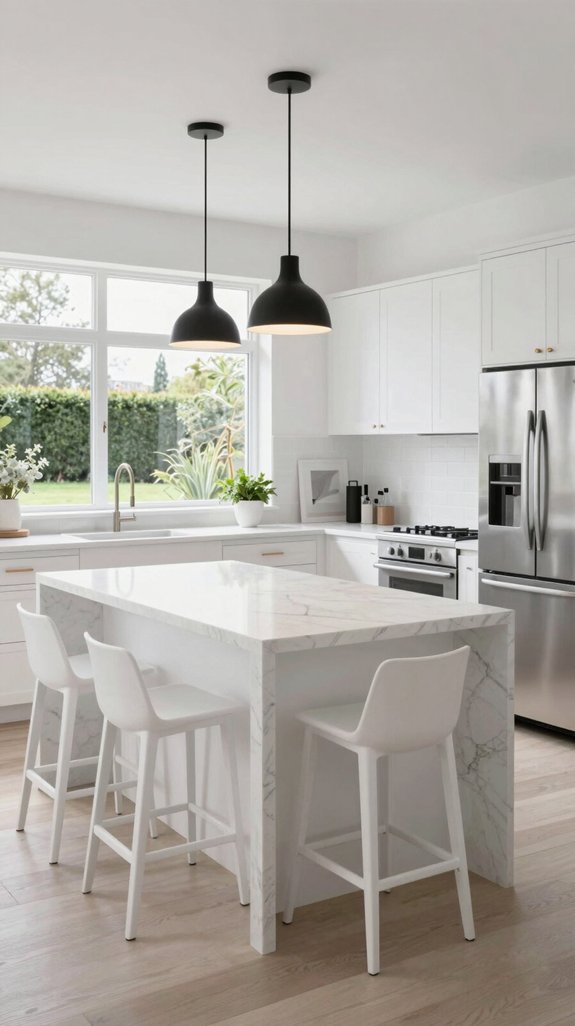 22 Kitchen Color Ideas That Feel Fresh and Modern 7 monochrome kitchen design elegance