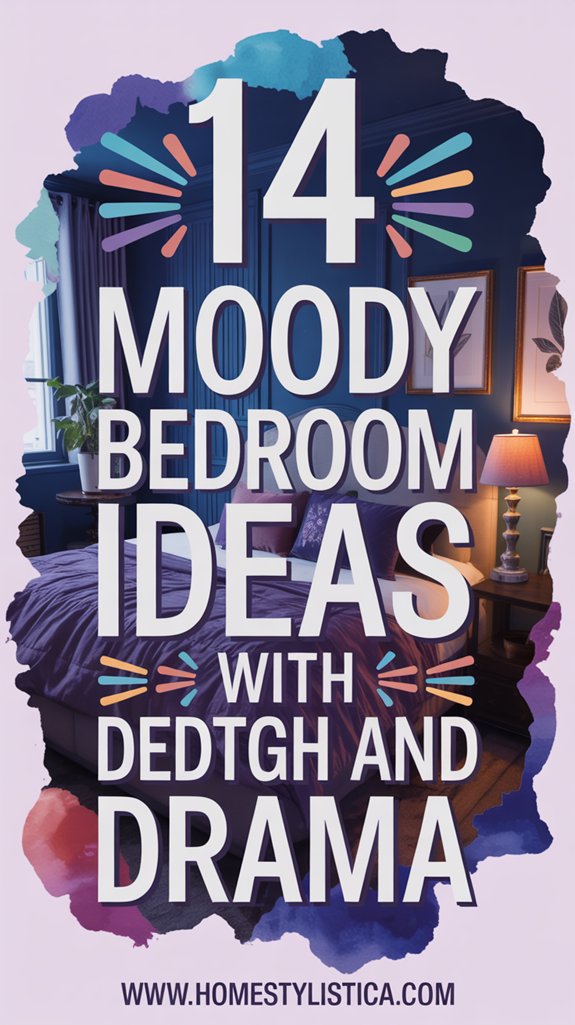 moody bedroom design inspiration