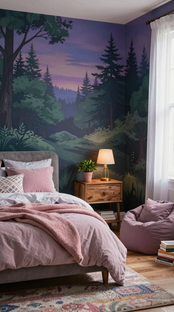 moody murals for comfort
