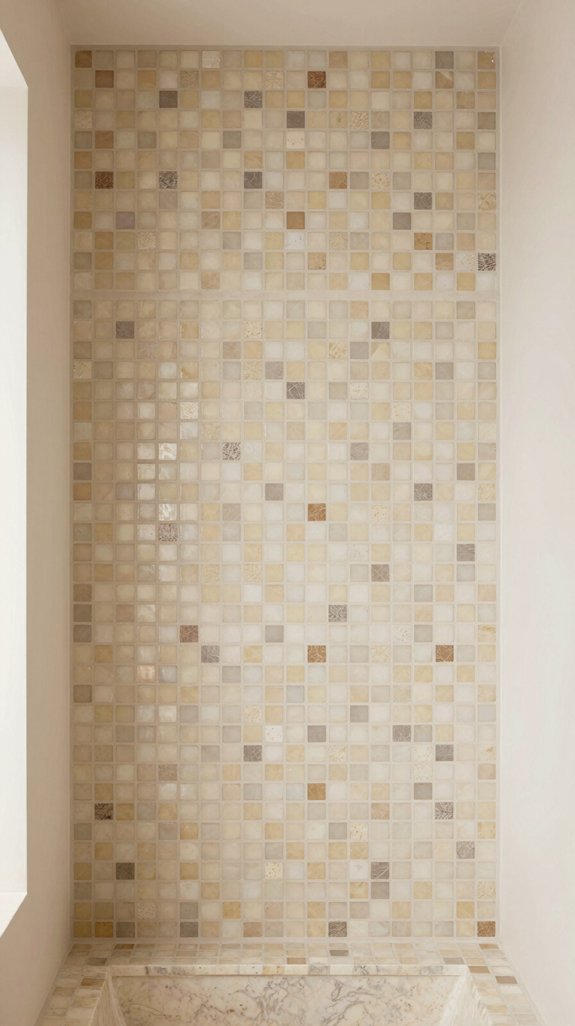 mosaic tiles enhance bathrooms