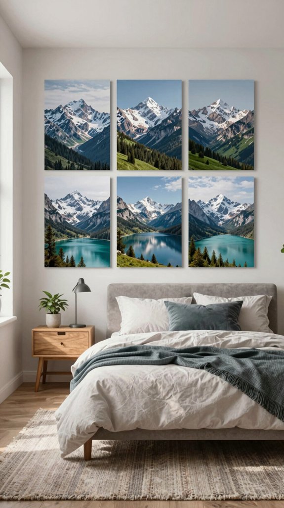 mountain art bedroom transformation