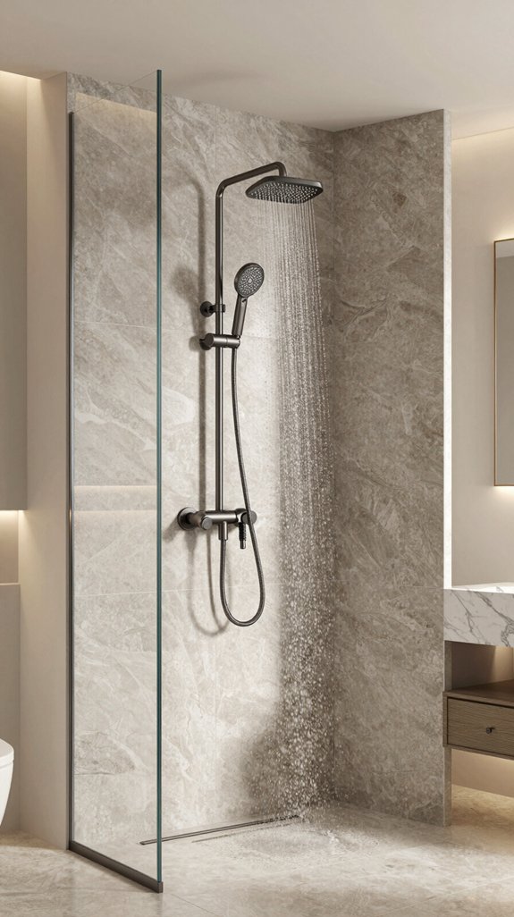 multi head shower luxury upgrade