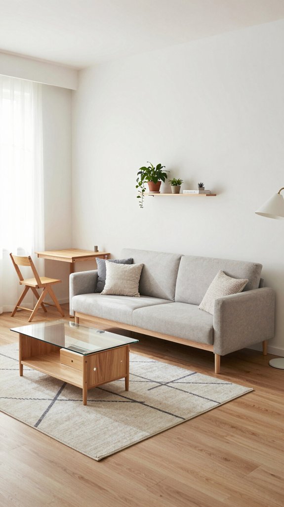 multifunctional furniture enhances space
