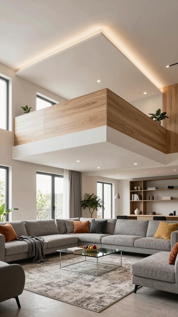 16 Modern False Ceiling Design Ideas for Living Rooms 5 multilevel ceiling design elegance