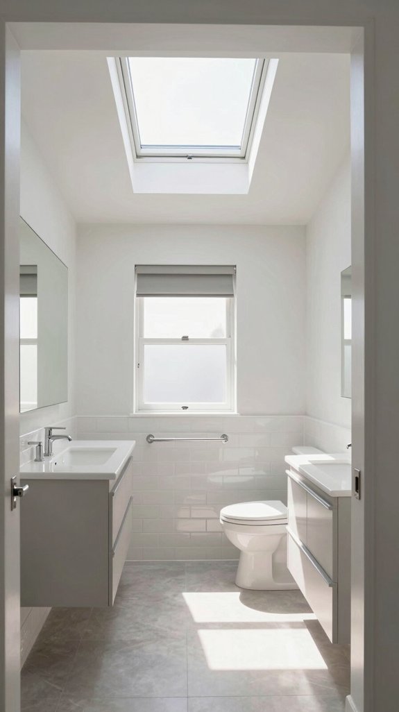 natural light enhances bathrooms