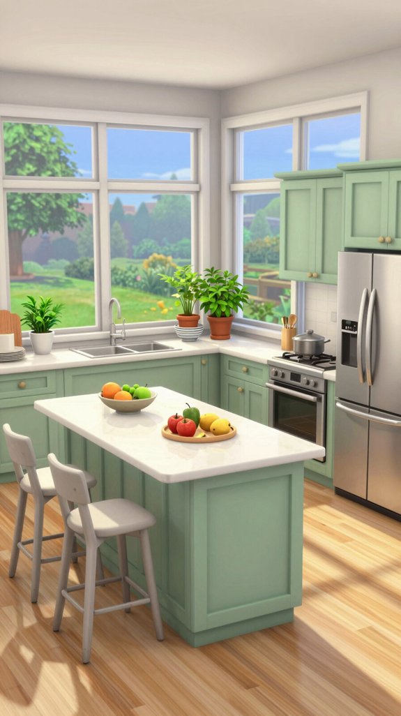 natural light kitchen design