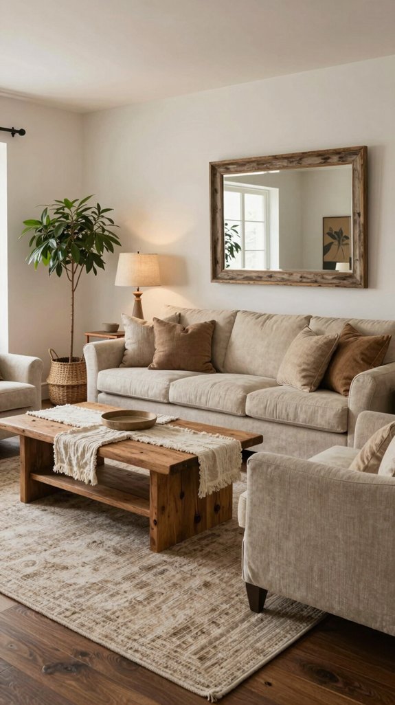 17 Classic Living Room Design Ideas That Feel Timeless 6 natural materials enhance warmth