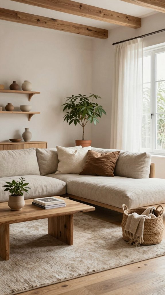 natural materials enhance warmth