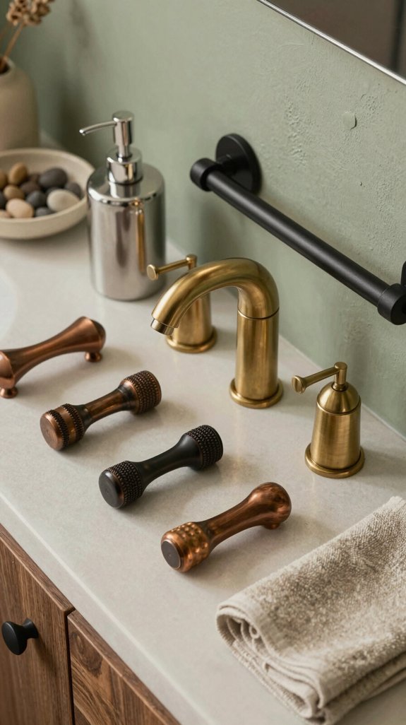 natural metal finishes selection