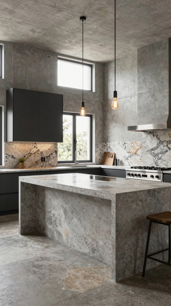 natural stone kitchen design